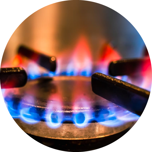 image of a gas stove